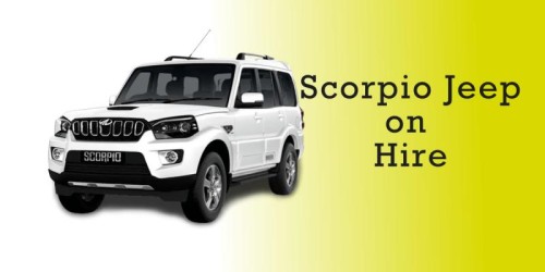 Mahindra Scorpio Jeep Hire
